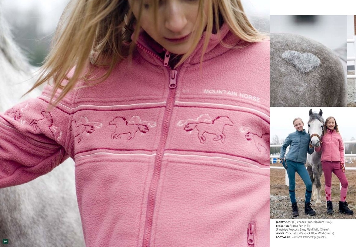 Fleece jacket Star Mountain Horse - Click Image to Close